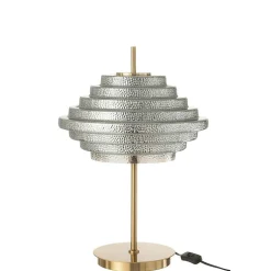 Lampe de table en verre doré 54x36x36 cm