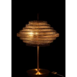 Lampe de table en verre doré 54x36x36 cm