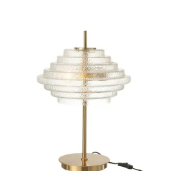 Lampe de table en verre doré 54x36x36 cm