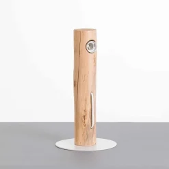 Lampe de Table Encre Naturelle 8x8x38cm Blanc 7hSevenOn Deco