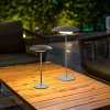 Lampe de table extérieure autonome anthracite - New Garden - Sardinia30
