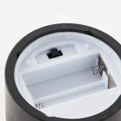 Lampe de table extérieure BOUGIE noir/verre fumé plastique/verre - LED IP44