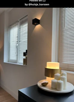 Lampe de table FIRMIN en verre avec 1xE27 - Or Mat / Laiton - Lucide