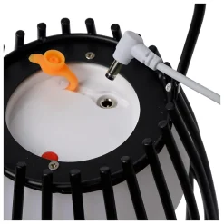 Lampe de table FJARA en métal avec LED intégré - Noir - Lucide