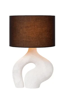 Lampe de table FORMA en céramique avec 1xE27 - Blanc - Lucide