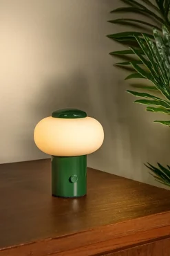 Lampe de table GUSTAV en fer avec LED intégré - Vert - Lucide