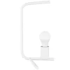 Lampe de table incandescent Darrah GoodHome E27 blanc mat