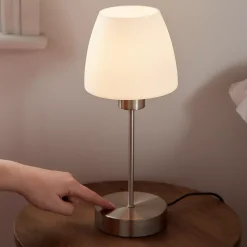 Lampe de table incandescent Kluan GoodHome E14 blanc