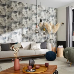 Lampe de table incandescent Yarra GoodHome E27 noir mat