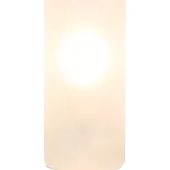 Lampe de table incandescent Singou GoodHome E14 blanc mat