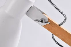 Lampe de table incandescent Peroten GoodHome E27 coloris naturel