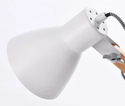 Lampe de table incandescent Peroten GoodHome E27 coloris naturel