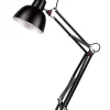 Lampe de table incandescent Ginaz GoodHome E14 noir