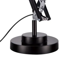 Lampe de table incandescent Ginaz GoodHome E14 noir