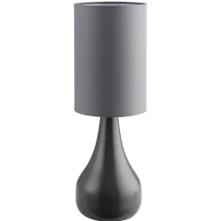 Lampe de table incandescent Tertrez GoodHome E14 gris