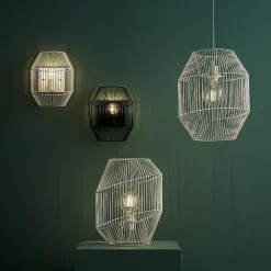 Lampe de table incandescent Tsolma GoodHome E27 blanc mat