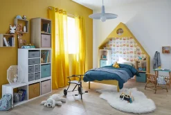 Lampe de table incandescent Tsolma GoodHome E27 blanc mat