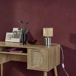 Lampe de table intérieur céramique vert H 28cm - Aurore