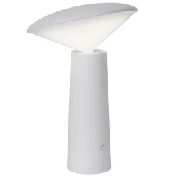 Lampe de table JIVE en abs avec LED intégré - Blanc - Lucide