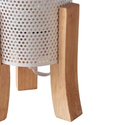 Lampe de table Joelleldsvin E27 30 x 14 x 14 cm blanc lux.pro