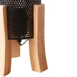 Lampe de table Joelleldsvin E27 30 x 14 x 14 cm noir lux.pro