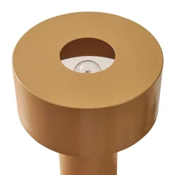 Lampe de table Kömn E27 37 x 30 cm marron lux.pro