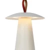 Lampe de table LA DONNA en aluminium avec LED intégré - Blanc - Lucide