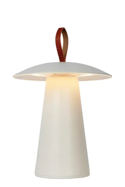 Lampe de table LA DONNA en aluminium avec LED intégré - Blanc - Lucide