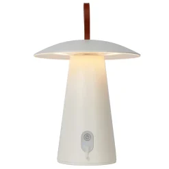Lampe de table LA DONNA en aluminium avec LED intégré - Blanc - Lucide