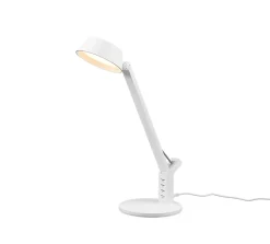 Lampe de table Led blanche variateur tactile et port USB - Trio - Ava