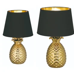 Lampe de table Led dorée - Trio - Pineapple