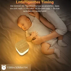 Lampe de table led nettlife avec 3 températures de couleur, lampe de chevet, batterie 3600 mah, usb