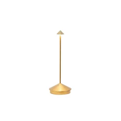 Lampe de table LED rechargeable et réglable Pina Pro Gold - 2,2 W, 2 200-2 700-3000K, IP54