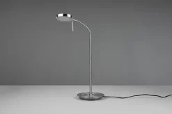 Lampe de table Led tactile dimmable 12W nickel mat avec variateur et température réglable - Trio - Monza