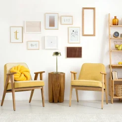 Lampe de table LED Wi-Fi connectée Zafferano Sister Light dorée rechargeable dimmable 2200-2700-3000-4000K 3,2W h33cm