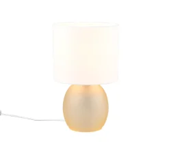 Lampe de table Led 1xE14, max. 10W, Blanc, Ambre - Trio - Vela