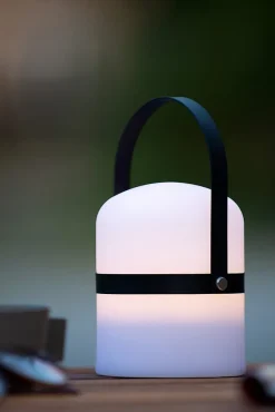 Lampe de table LITTLE JOE en synthétique avec LED intégré - Noir - Lucide