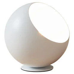 Lampe de table Lukkodso E27 20 x 20 cm blanc lux.pro