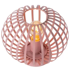 Lampe de table MERLINA en métal avec 1xE27 - Rose - Lucide