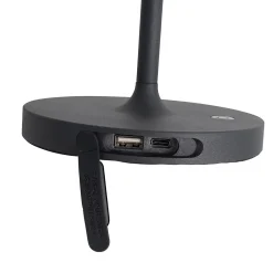 Lampe de table moderne blanche rechargeable - Maloi