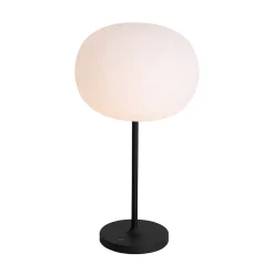 Lampe de table moderne blanche rechargeable - Maloi