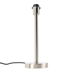 Lampe de table moderne en acier sans abat-jour - Simplo