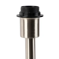 Lampe de table moderne en acier sans abat-jour - Simplo