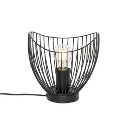 Lampe de table moderne noire 20 cm - Pua