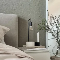 Lampe de table moderne noire - Facil