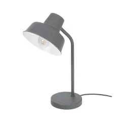 Lampe de table Orous E27 15W L.33xH.47,5xP.19,7cm gris foncé GoodHome