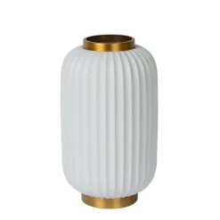 Lampe de table porcelaine blanche E14 - Lucide - Gosse
