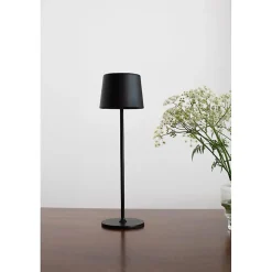 Lampe de table portable rechargeable LED 2W 3000K IP44, noire - Markslöjd - Fiore