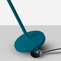Lampe de Table Rechargeable EMMA Mini Autonomie 48h Lumière Variable Très stable Base de Recharge