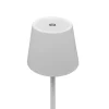 Lampe de Table Rechargeable Tactile Blanche 3W CCT - 3000K/4000K/6500K - SILAMP